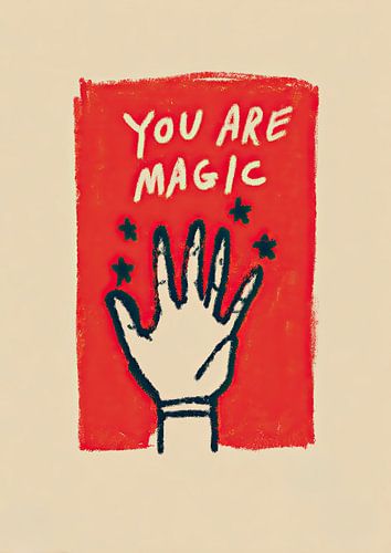 You Are Magic illustration with stars