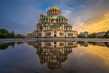 Alexander Nevski Kathedraal in Sofia, Bulgarije van Michael Abid