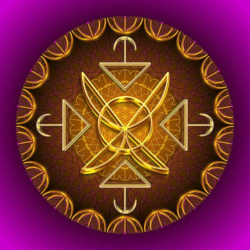 Kristallen mandala - Magnetische liefdesenergie