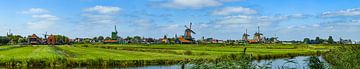 Die Zaanse Schans aus einem anderen Seitenpanorama von Tjeerd Knier