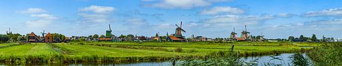 The Zaanse Schans from another side made panorama