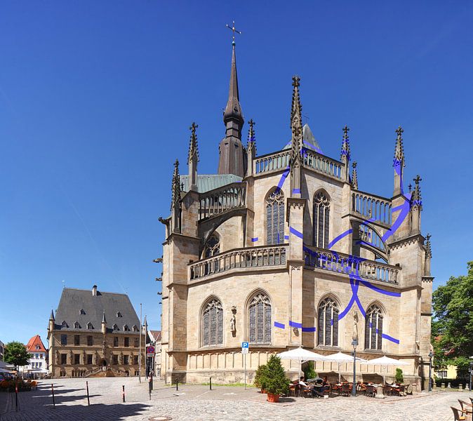 Marienkirche, Rathaus, Osnabrück, Kirche van Torsten Krüger