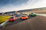 Colourful supercars at sunrise von Sytse Dijkstra Miniaturansicht