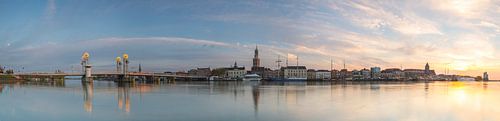 Panorama zonsondergang Kampen