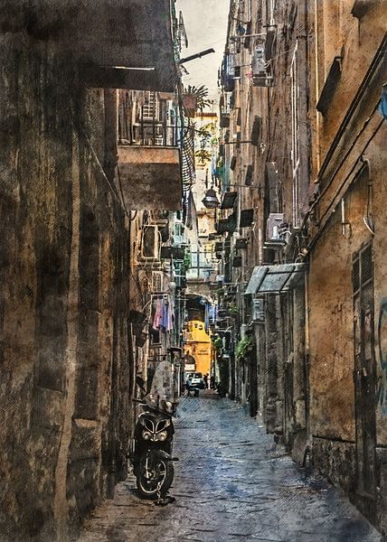 Neapol Napoli Italie art de la ville #Napoli par JBJart Justyna Jaszke