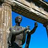 Apollo standbeeld in Pompeii van Patricia Hofmeester