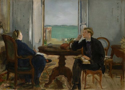 Interieur in Arcachon, Édouard Manet