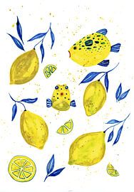 Summer in yellow and blue by Buntwal