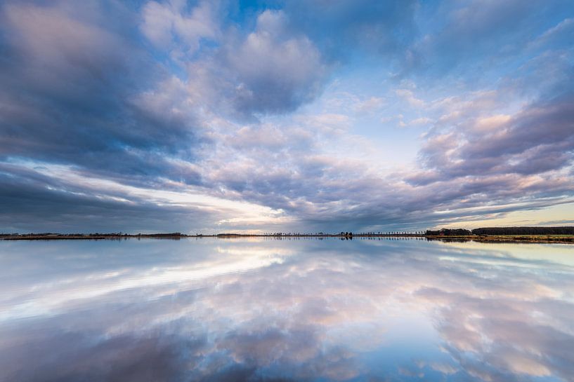 Reflections in the Dannemeer, Schildwolde by Ton Drijfhamer