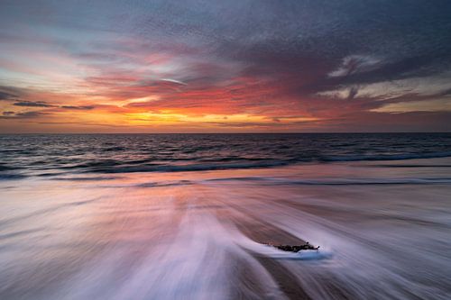 Zonsondergang Strand Westenschouwen