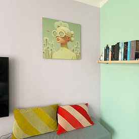 Klantfoto: Wonder garden van Mirjam Duizendstra, op aluminium