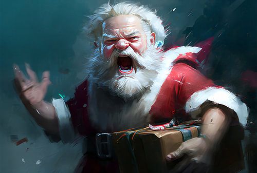 Stressed out Santa by Bright Designs