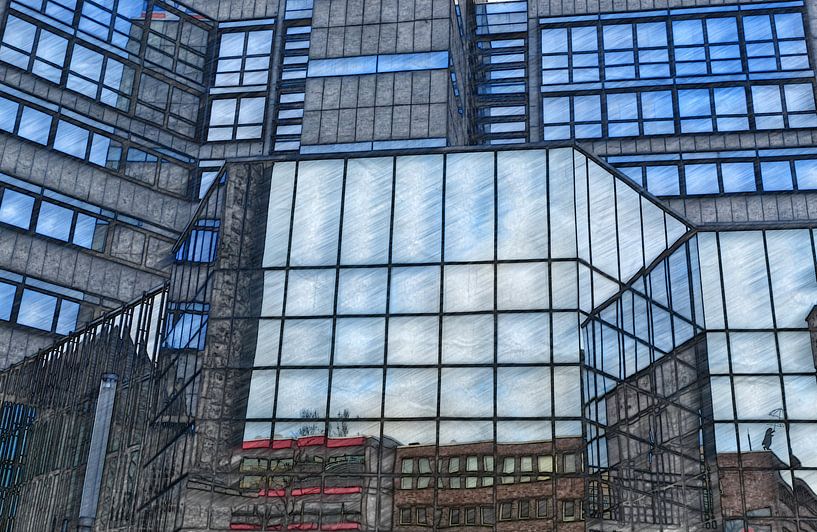 Glasfassade par Edgar Schermaul