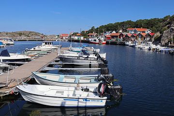 Havenzicht Reso, Bohuslan archipel, Zweden van Imladris Images