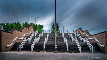 The stairs at De Kuip by Danny den Breejen