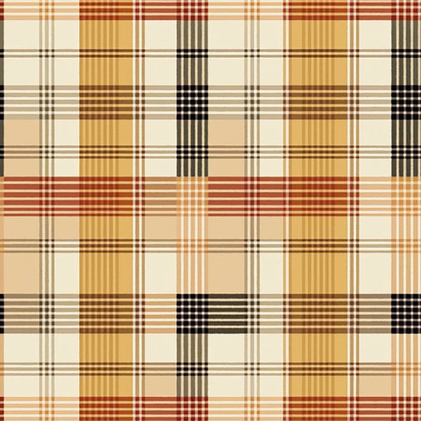 Vintage Plaid # XLVII by Whale & Sons