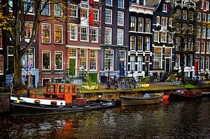 Amsterdam Jordaan Grachtenhäuser VI