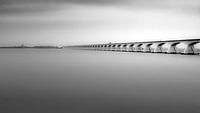 Le pont zélandais en noir et blanc par Jan Hermsen Aperçu