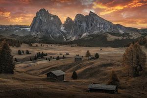 Paysage de rêve de Seiser Alm