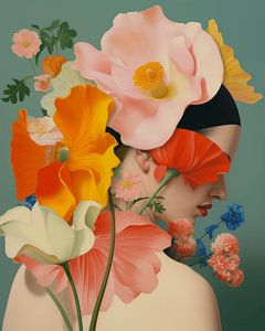 Blumen sind der beste Freund eines Mädchens'