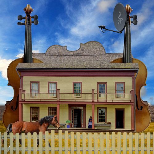 House of the violinist - H. Fischer by mimone art