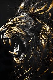 Lion portrait by MNS Designs