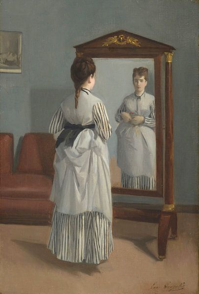The Full-length Mirror, Eva Gonzalès by All the Masters