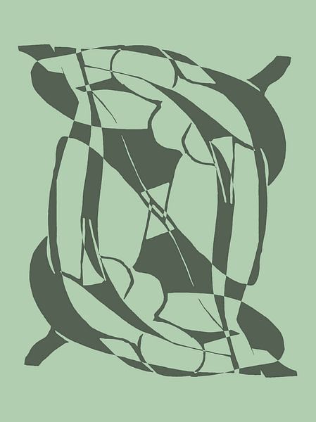 Expressionistischer Akt inspiriert von Matisse VIII von Mad Dog Art