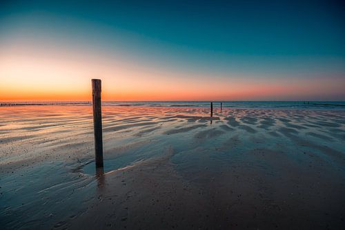 Domburg strand zonsondergang 2