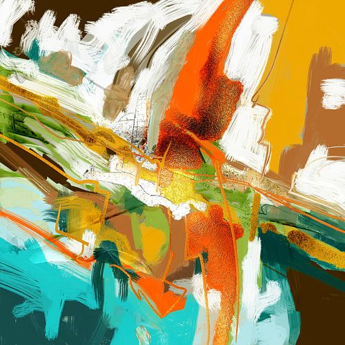 Abstracte energie 2025 1 van Wilfried van Dokkumburg