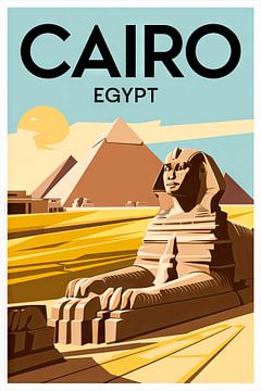 Caïro, Egypte. van Poster Art Shop