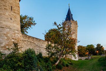 Die Stadtmauer von Mühlhausen in Thüringen von Roland Brack