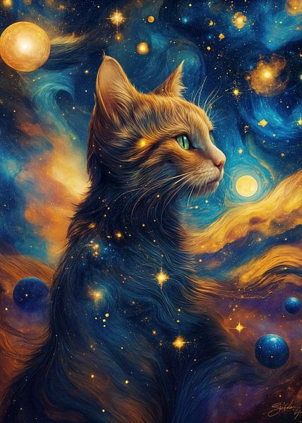 Cosmic Cat by Rizal Azhari