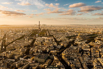 Sonnenuntergang in Paris - Blick auf den Tour Montparnasse - 4