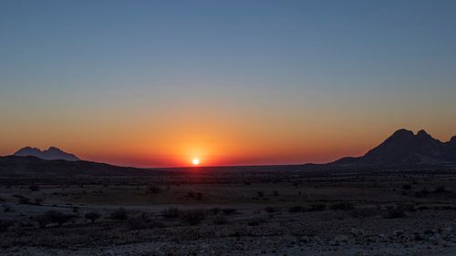 Zonsondergang Spitzkoppe (2)