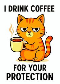 Erst Kaffee, dann die Einstellung von Pus Meong Art