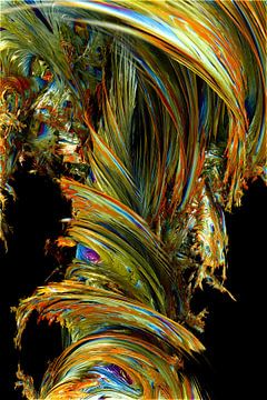 Tornado in kleur abstract van Andree Jakobson