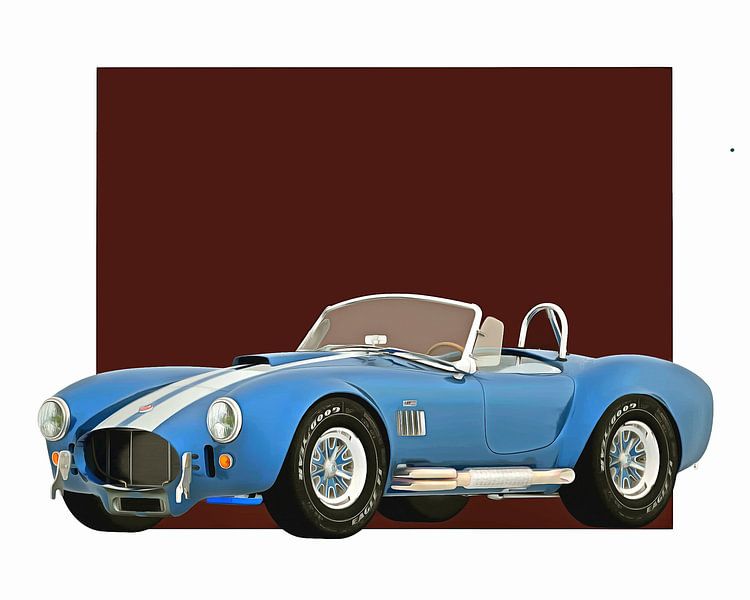 Classic car –  Oldtimer Ford Cobra the American classic sports car by Jan Keteleer