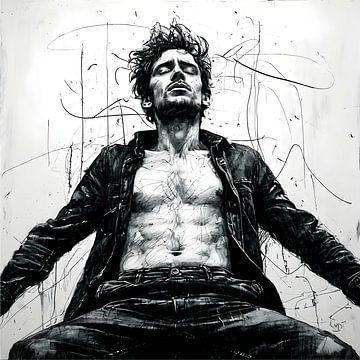 Forbidden: Sexy man 1 van CvD Art - Kunst voor jou