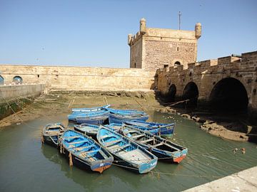 vissershaventje Essaouira Marokko van Margot van Dijk