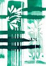 Abstract Green Clover by Lies Praet thumbnail