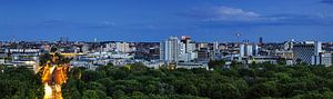 Berlin 360° am Abend in 10 Panoramen - Panorama 4/10: City West mit Hotel- und Bürotürmen