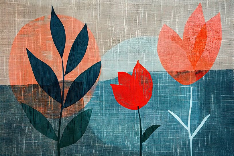 Abstract modern painting by Modern Collection