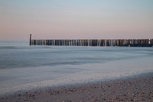 Zeeland, Sonnenuntergang bei Westkapelle