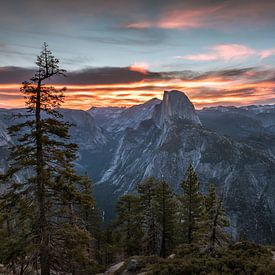 Lever de soleil au parc national de Yosemite sur Jonathan Vandevoorde