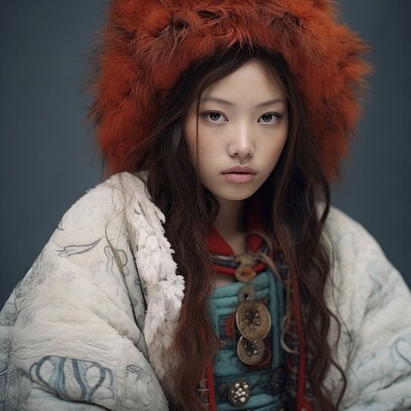 Digital art portrait &quot;Nomad&quot; by Carla Van Iersel