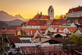 Zonsondergang in Füssen