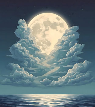 The Celestial Staircase to the Moon