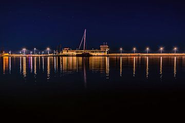 KROATIË : RIJEKA HAVEN BIJ NACHT van Michael Nägele