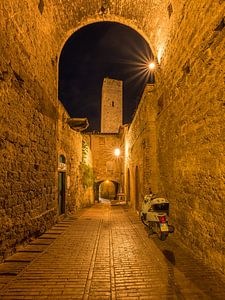 Dans l'ancienne ville de San Gimignano